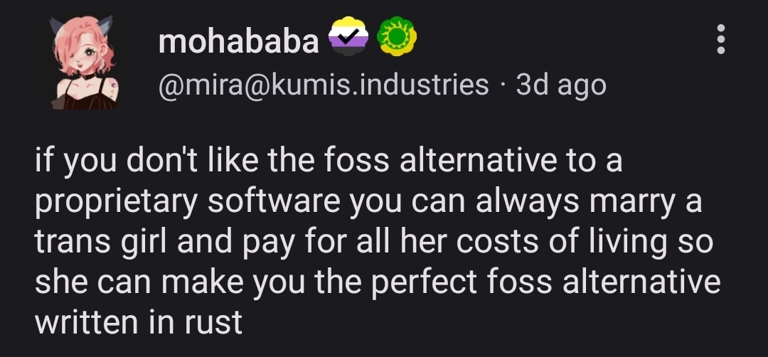 User banner
